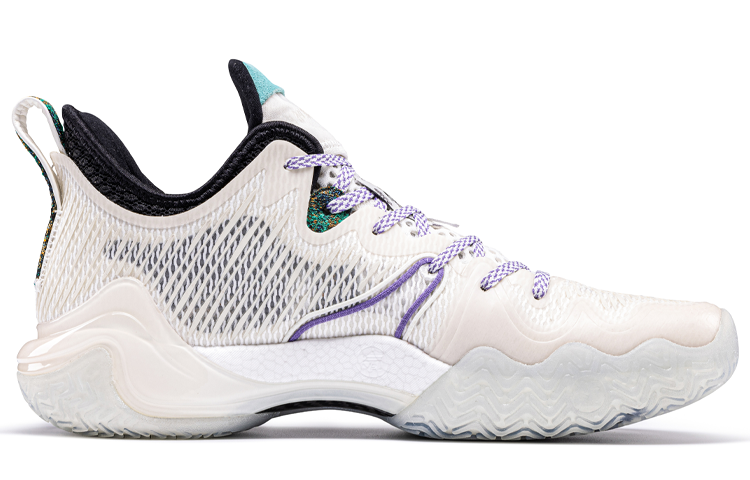 ANTA x Courtman Shock Wave 4 Pro 'White Purple Black' 112241111-6 - Image 2