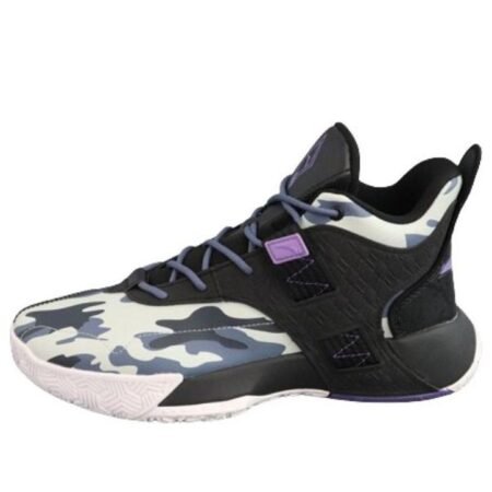 ANTA Basketball Series Sneakers Mid 'Black Grey Purple' 112241615-5