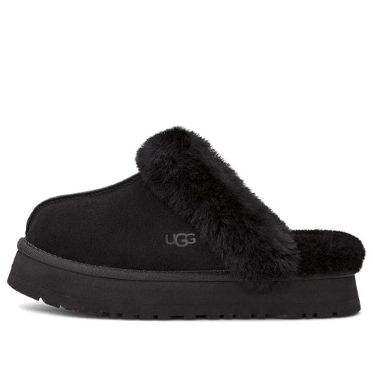 (WMNS) UGG Disquette Slipper 'Black' 1122550-BLK