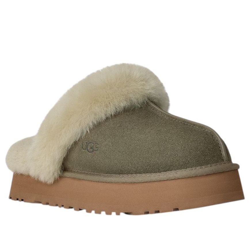 (WMNS) UGG Disquette Slippers 'Moss Green' 1122550-MRNM - Image 2
