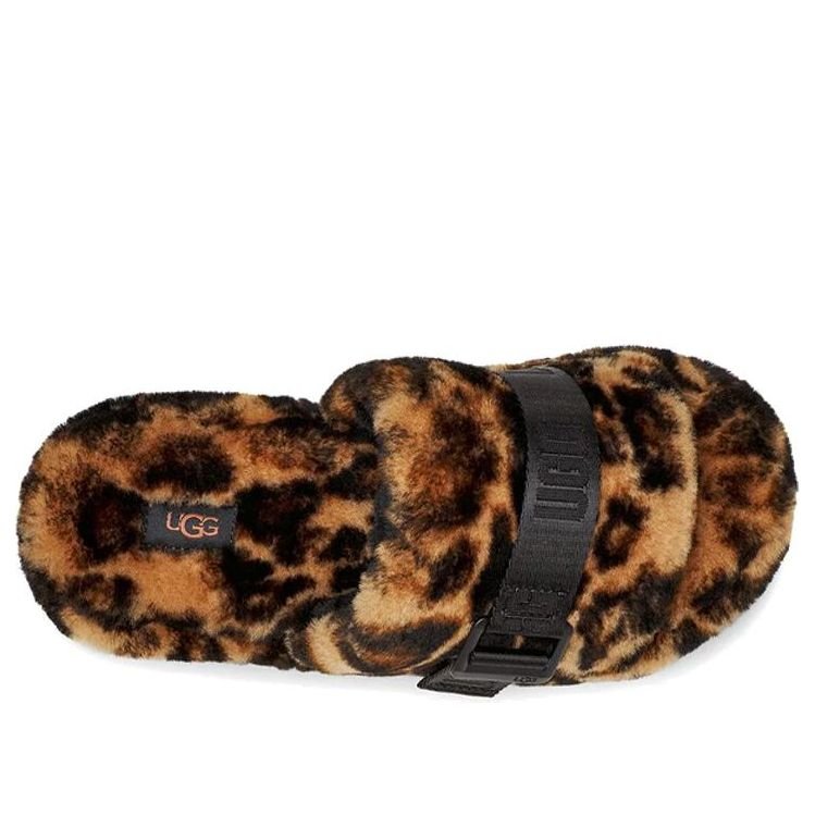 (WMNS) UGG Fluffita Panther Print Slide 'Brown' 1122556-BTC - Image 5
