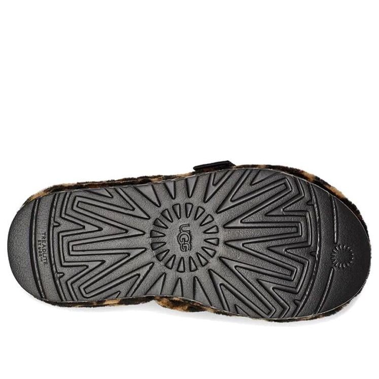 (WMNS) UGG Fluffita Panther Print Slide 'Brown' 1122556-BTC - Image 7