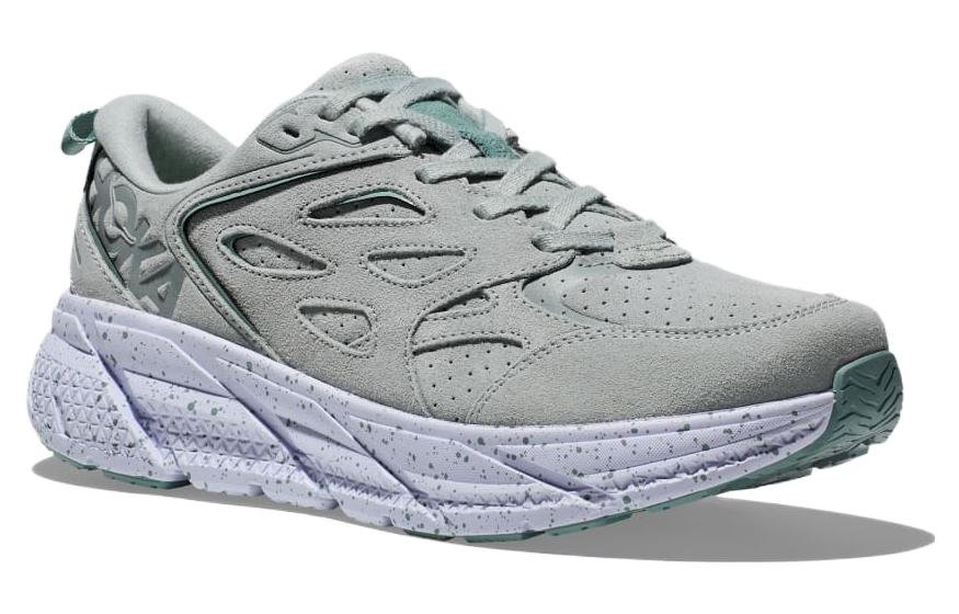 HOKA ONE ONE Clifton Suede 'Mercury Agave' 1122571-MAGV - Image 3