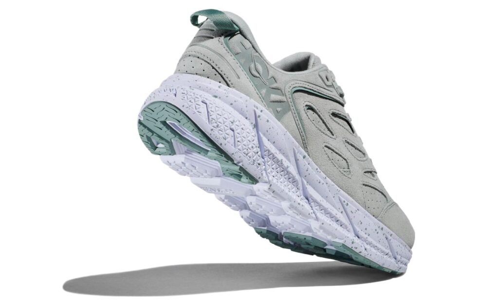 HOKA ONE ONE Clifton Suede 'Mercury Agave' 1122571-MAGV - Image 4