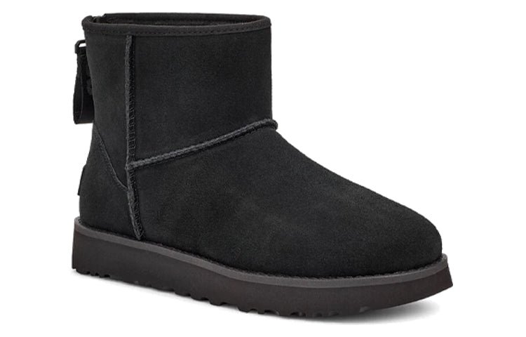 (WMNS) UGG Classic Mini Logo Zip 'Black' 1122671-BLK - Image 4