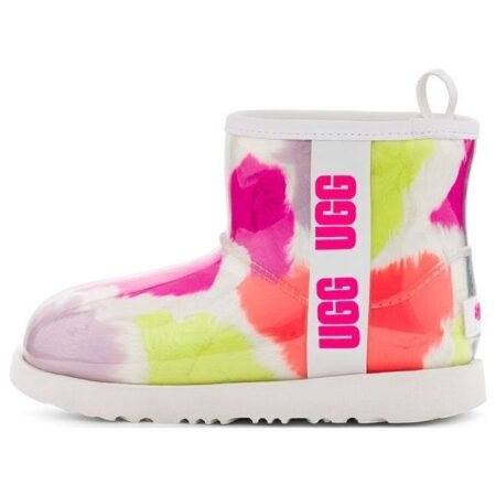 (WMNS) UGG Classic Clear Mini Party Spots Boot 'White' 1124956-WHT