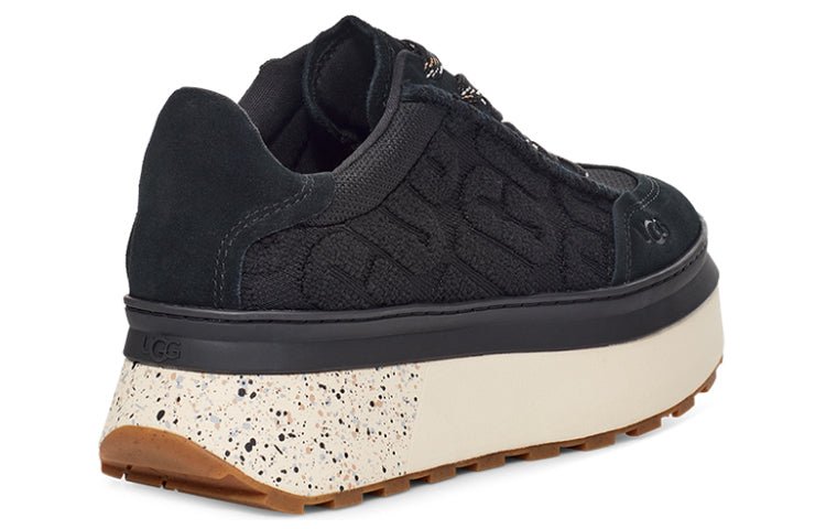 (WMNS) UGG Marin Lace Logo Sneaker 'Black' 1125025-BLK - Image 5