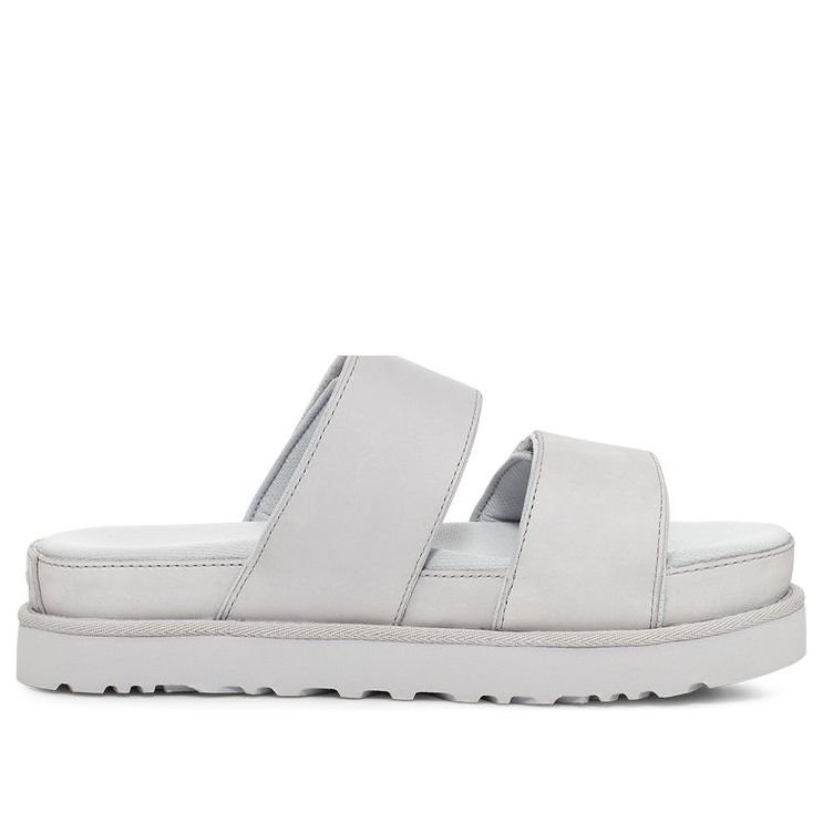 (WMNS) UGG Greer Platform Slide 'Metallic Grey' 1125039-MGLH - Image 3