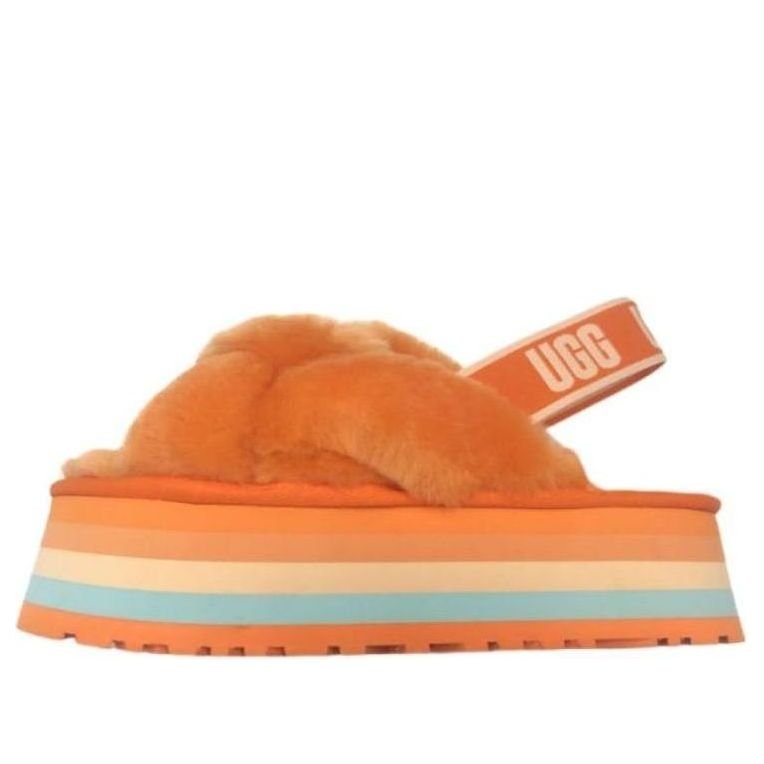 (WMNS) UGG Disco Knot Slide 'Orange' 1126383-MAND