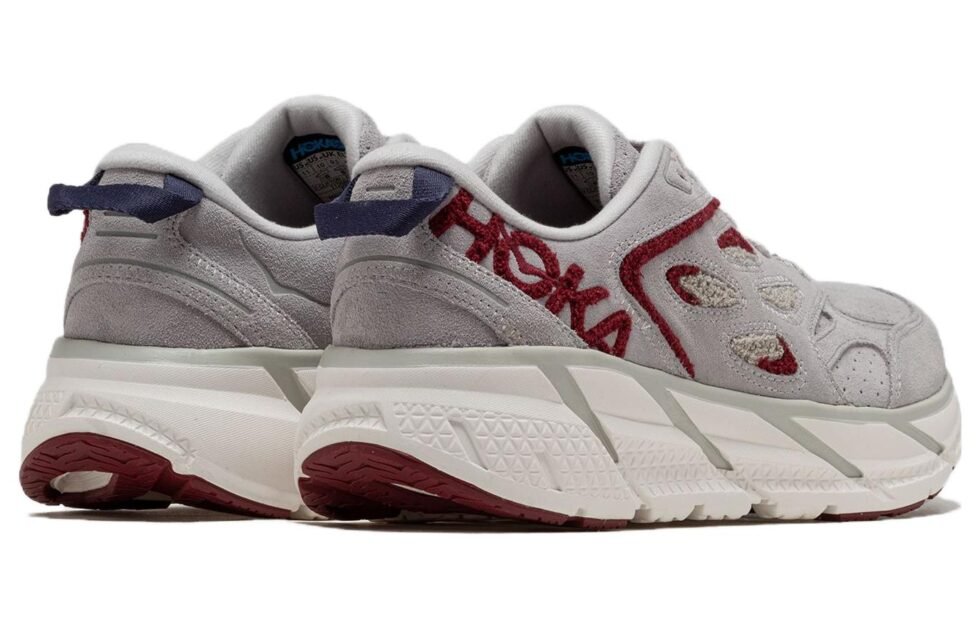 HOKA ONE ONE Clifton L Embroidery 'Lunar Rock Cabernet' 1126854-LRCB - Image 5
