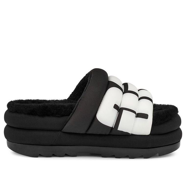 (WMNS) UGG Maxi Slide Logo 'Black' 1127067-BLK - Image 3
