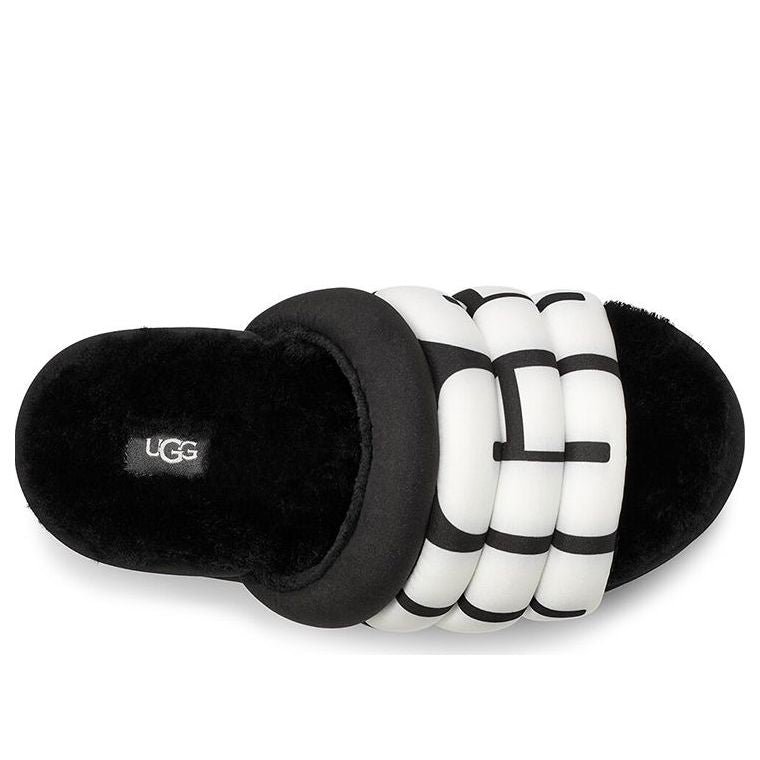 (WMNS) UGG Maxi Slide Logo 'Black' 1127067-BLK - Image 5