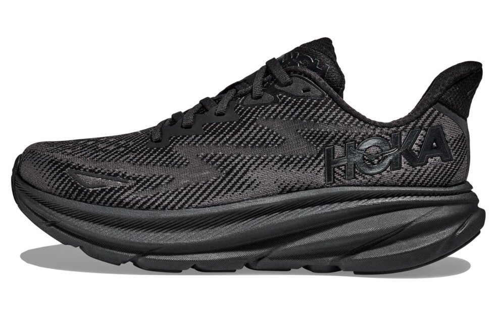 (WMNS) HOKA ONE ONE Clifton 9 'Triple Black' 1127896-BBLC - Image 2