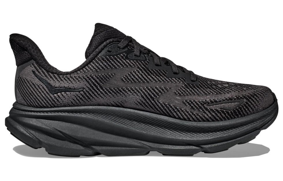 (WMNS) HOKA ONE ONE Clifton 9 'Triple Black' 1127896-BBLC - Image 3