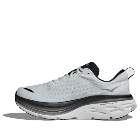 HOKA ONE ONE Bondi 8 2E Wide 'White Black' 1127953-WBLC