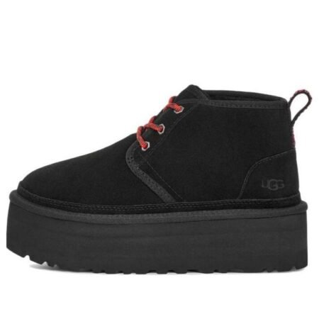 (WMNS) UGG Neumel Heritage Platform 'Black' 1130604-BLK