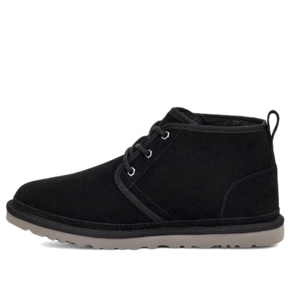 UGG Neumel Graphic Boot 'Black Grey Suede' 1130715-BGSD