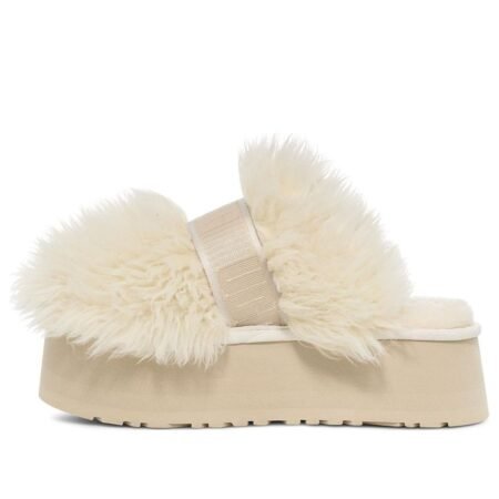 (WMNS) UGG Sustainable Fluff Momma Slide 'White' 1131974-WHT