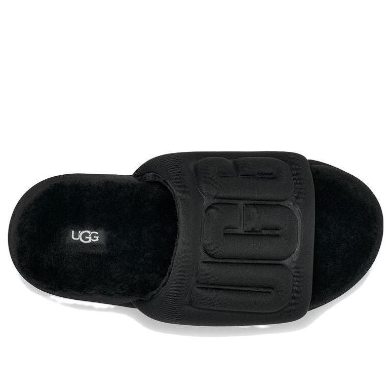 (WMNS) UGG Maxi Graphic Slide 'Black' 1131992-BBLC - Image 5