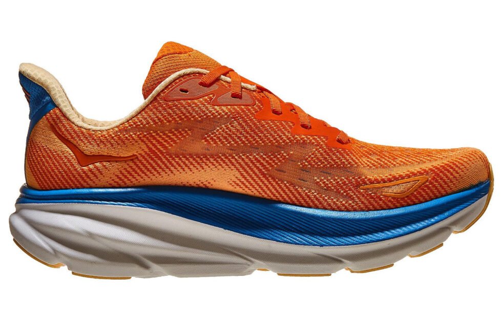 HOKA ONE ONE Clifton 9 2E Wide 'Vibrant Orange Impala' 1132210-VOIM - Image 3