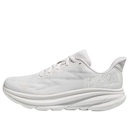 (WMNS) HOKA ONE ONE Clifton 9 Wide 'Triple White' 1132211-WWH