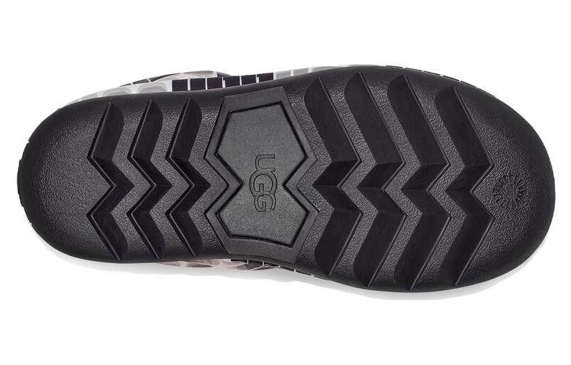 (WMNS) UGG Classic Maxi Wavelength Mini Boot 'Black and White' 1132915-BWHT - Image 7