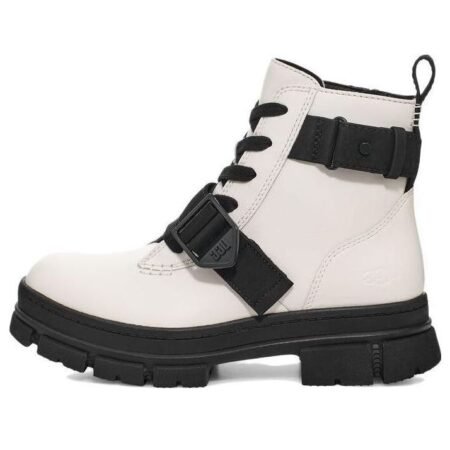 (WMNS) UGG Ashton Lace Up Boot 'White' 1133892-WHT