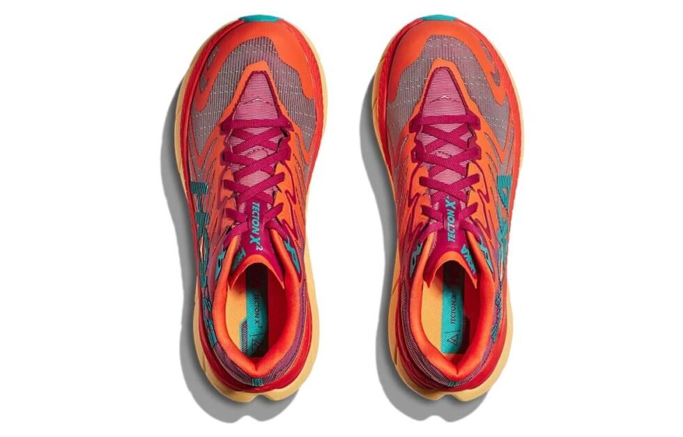 HOKA ONE ONE Tecton X 2 Trail Running Shoes 'Cherrie Jubilee' 1134516-CJFM - Image 5