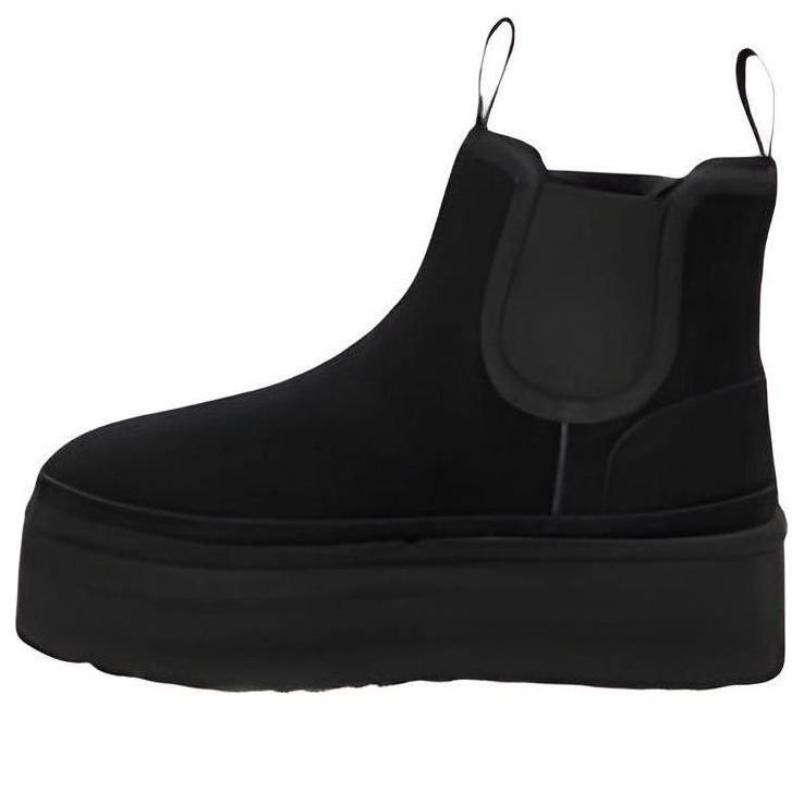 (WMNS) UGG Neumel Platform Chelsea Boot 'Black' 1134526-BLK