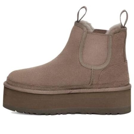 (WMNS) UGG Neumel Platform Chelsea 'Smoke Plume' 1134526-SKP