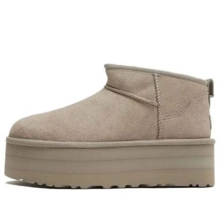 (WMNS) UGG Classic Ultra Mini Platform 'Goat' 1135092-GOA