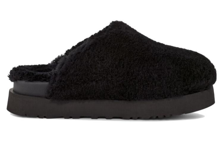 (WMNS) UGG Fuzz Sugar Slide 'Black' 1135132-BLK - Image 2