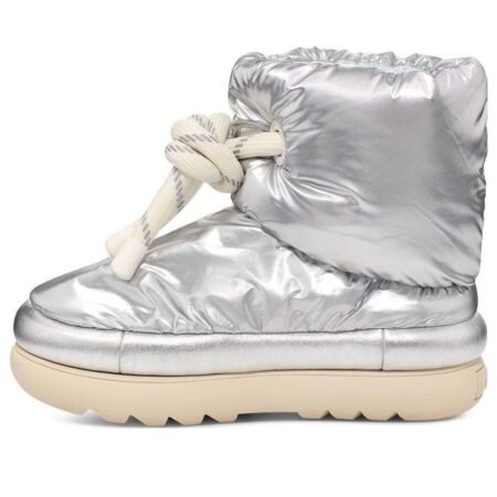 (WMNS) UGG Classic Maxi Short Boot 'Metallic Silver' 1135153-MSLV