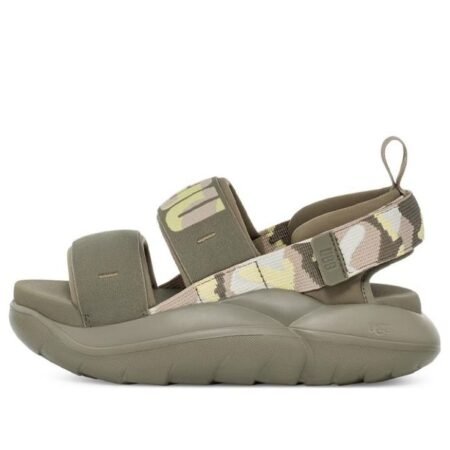 (WMNS) UGG LA Cloud Camopop Sport Sandal 'Moss Green' 1136815-MSG