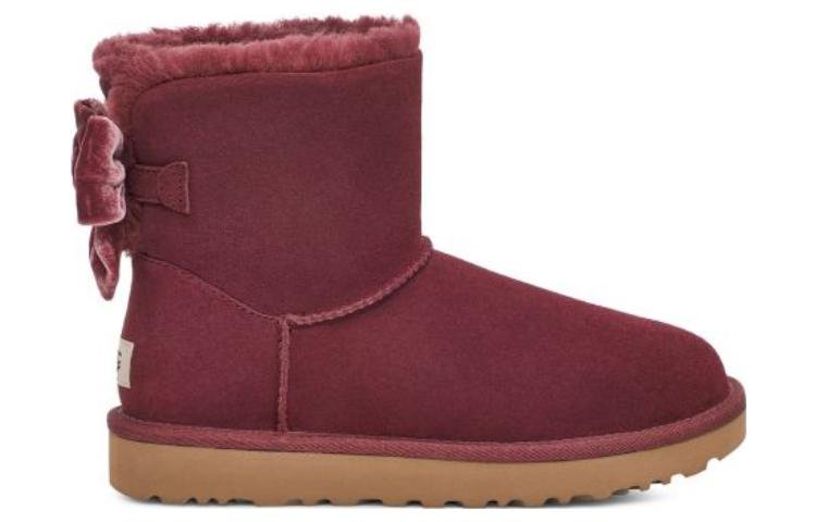 (WMNS) UGG Mini Bailey Bow Boots 'Wild Grape' 1138172-WGRP - Image 3