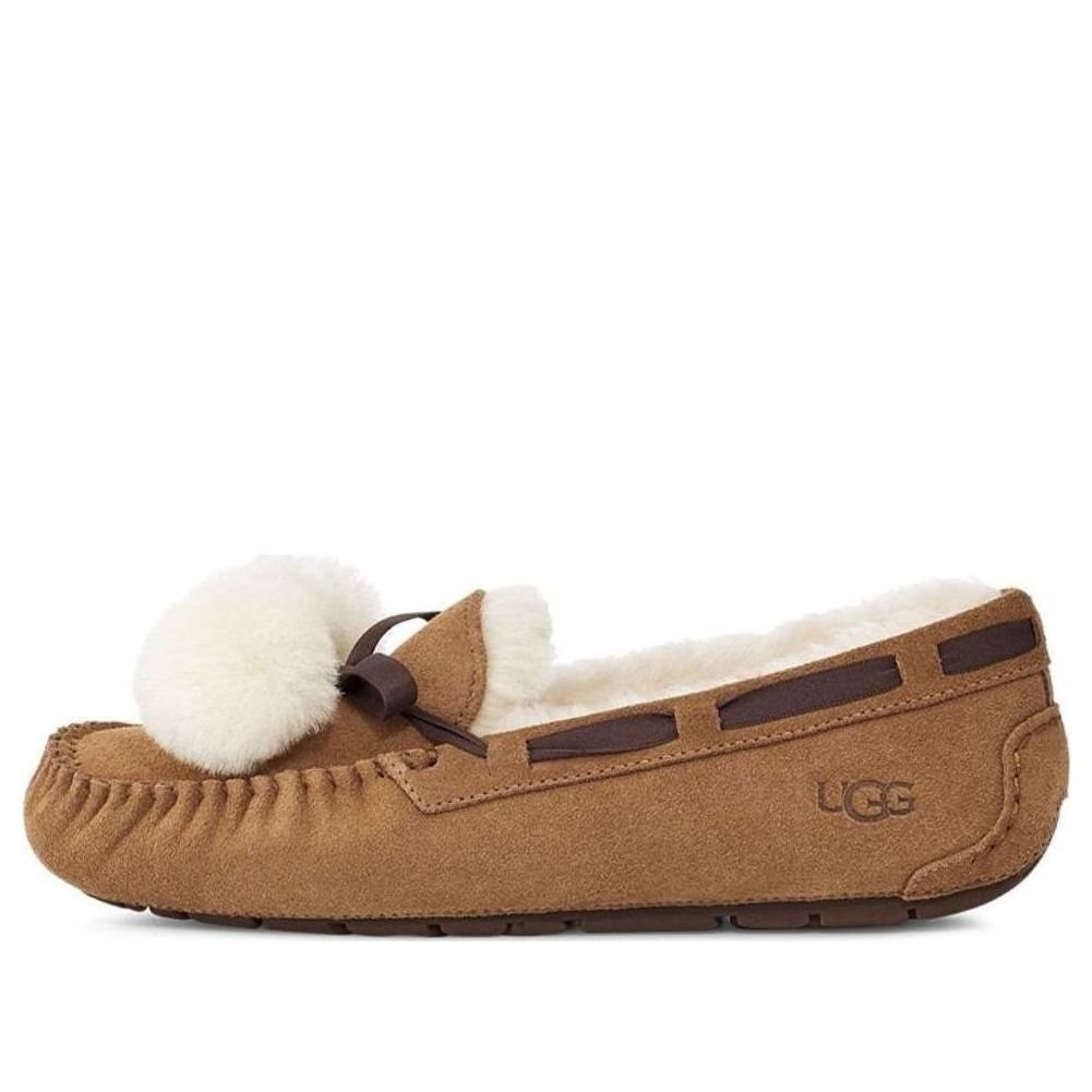 (WMNS) UGG Dakota Moccasins Slippers 'Chestnut' 1138651-CHE