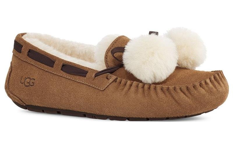 (WMNS) UGG Dakota Moccasins Slippers 'Chestnut' 1138651-CHE - Image 3