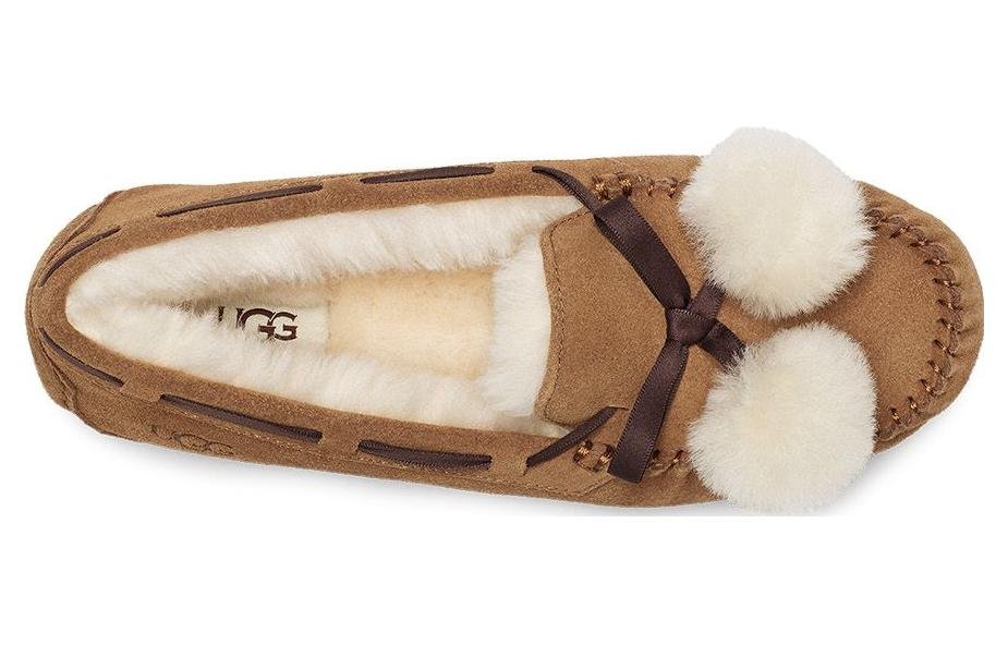 (WMNS) UGG Dakota Moccasins Slippers 'Chestnut' 1138651-CHE - Image 4