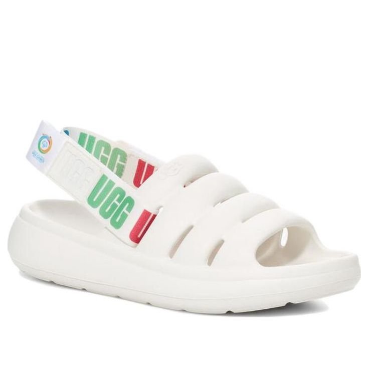(WMNS) UGG Sport Yeah SO Slide Sandal 'White' 1138770-WHT - Image 2
