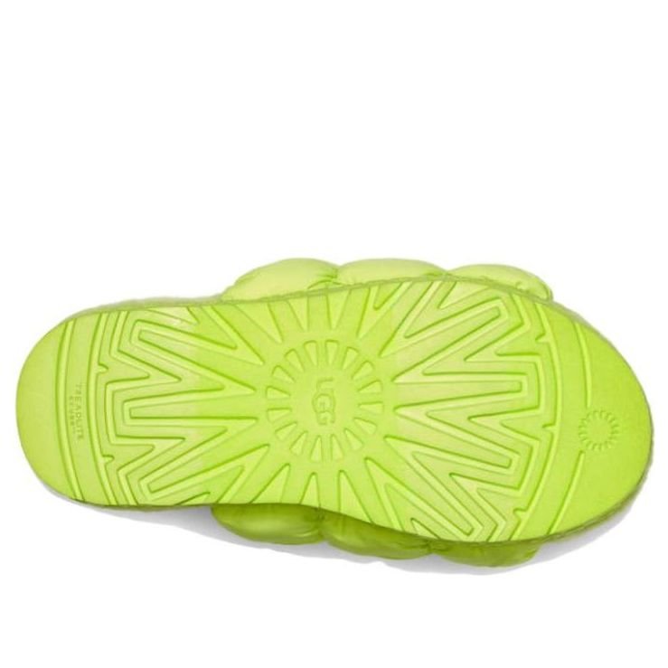 (WMNS) UGG Schrunchita 'Neon Green' 1140192-PCHR - Image 4