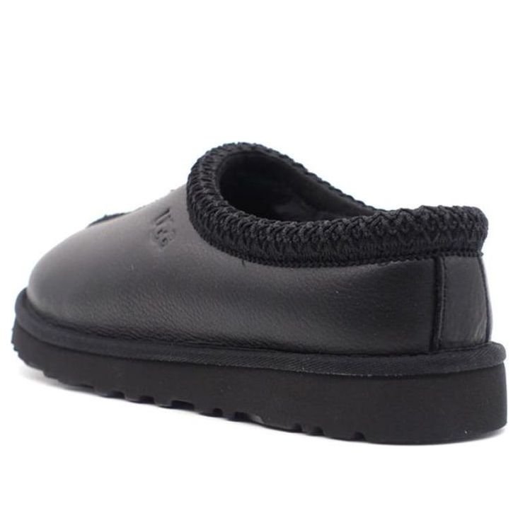 UGG Tasman Leather Slipper 'Black' 1140930-BTNL - Image 3