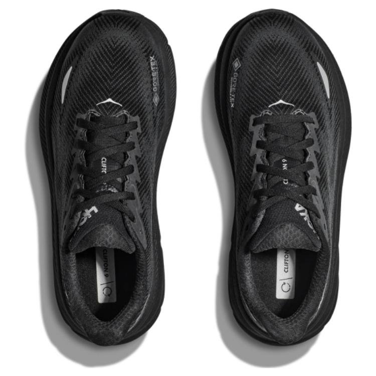 (WMNS) HOKA ONE ONE Clifton 9 GTX 'Black' 1141490-BBLC - Image 4
