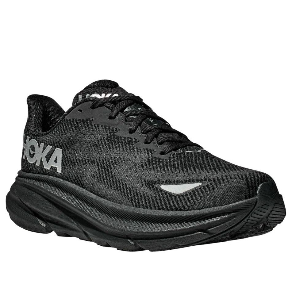 (WMNS) HOKA ONE ONE Clifton 9 Gore-Tex 'Black' 1141490-FBBLC - Image 3