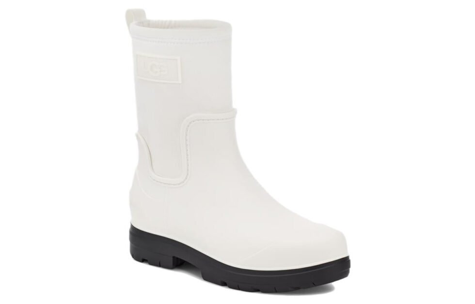 (WMNS) UGG Droplet Mid Boot 'White' 1143813-WHT - Image 3