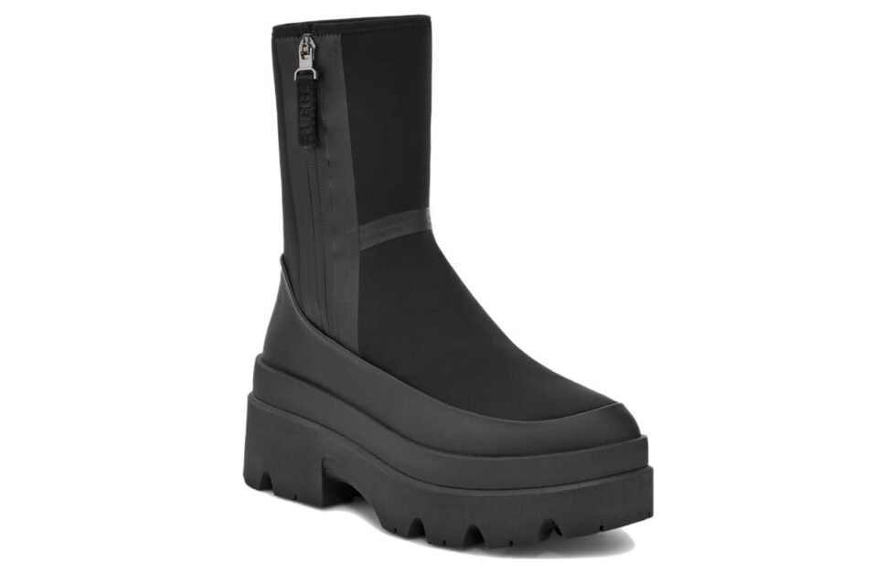 (WMNS) UGG Brisbane Mid Boot 'Black' 1143843-BLK - Image 4