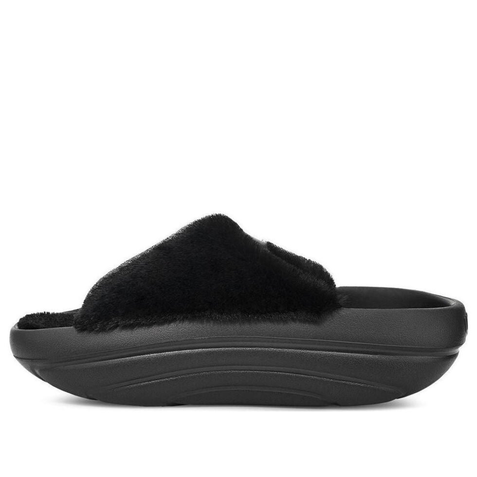(WMNS) UGG FoamO UGGplush Slide 'Black' 1143849-BLK