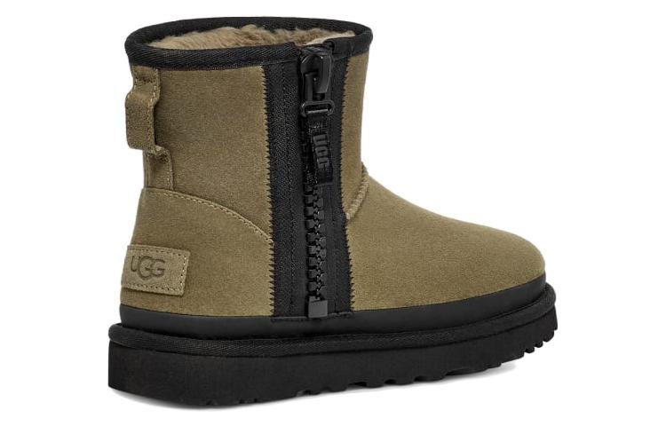 (WMNS) UGG Classic Mini Zipper Tape Logo 'Burnt Olive' 1144034-BTOL - Image 4