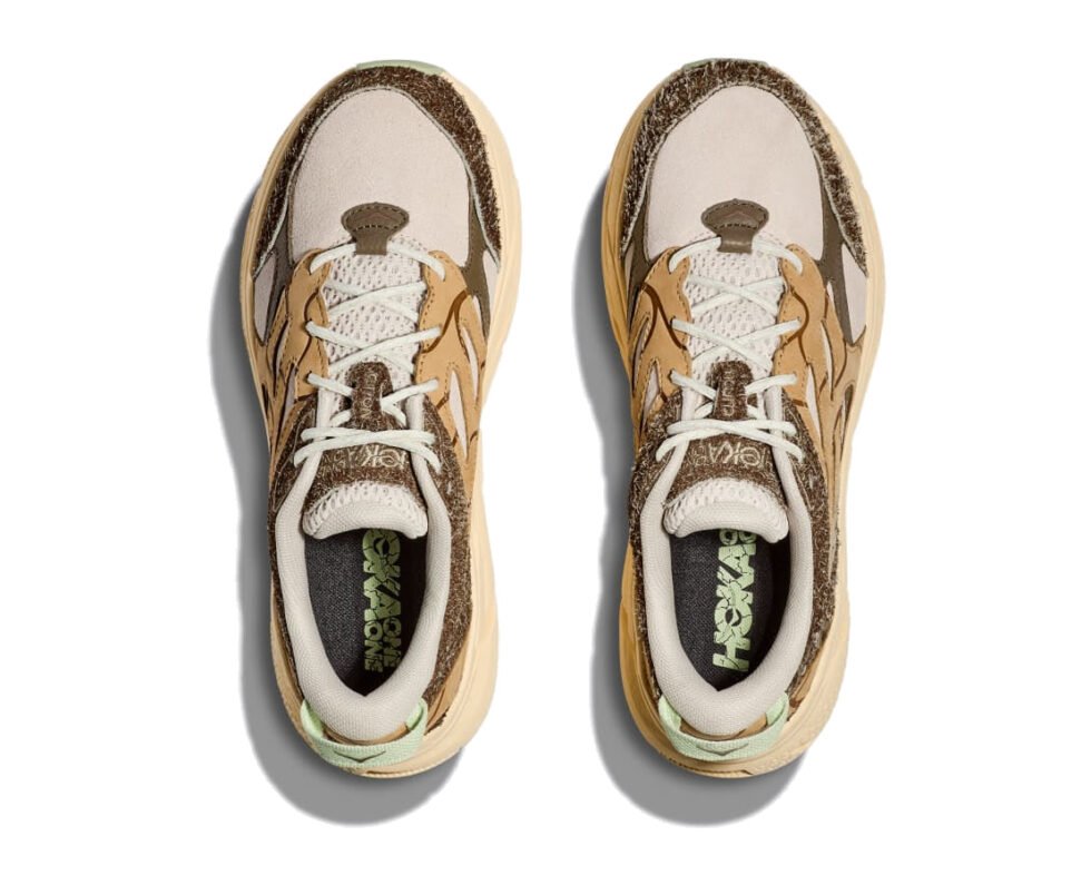 HOKA ONE ONE Clifton L Suede 'Oat Milk Pollen' 1150910-OLL - Image 3