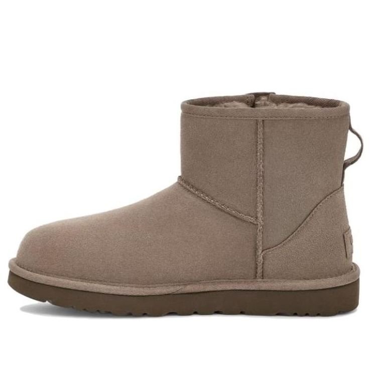 (WMNS) UGG Classic Mini Bailey Zip 'Beige Grey' 1151230-SKP
