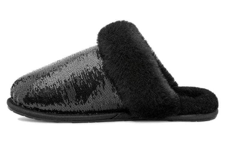 (WMNS) UGG Scuffette II Mirror Ball 'Black' 1151290-BLK - Image 2